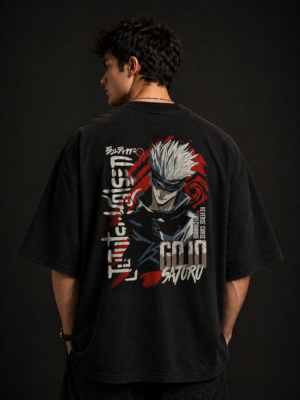 Gojo saturu Oversized Classic T-Shirt
