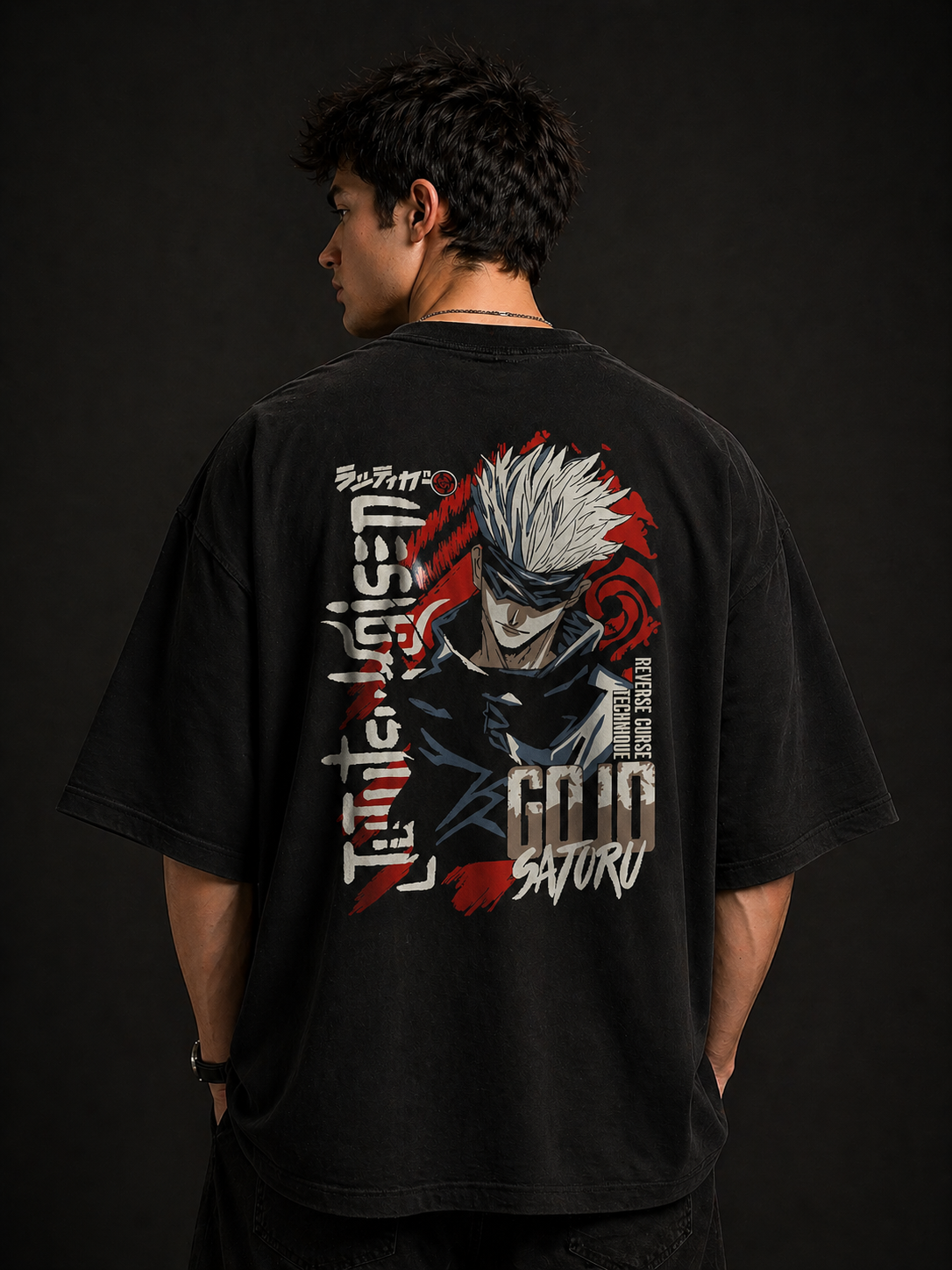 Gojo saturu Oversized Classic T-Shirt