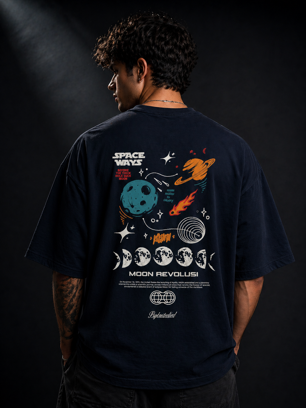 Space ways Oversized Classic T-Shirt