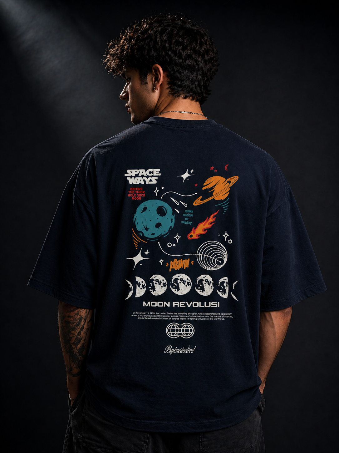 Space ways Oversized Classic T-Shirt
