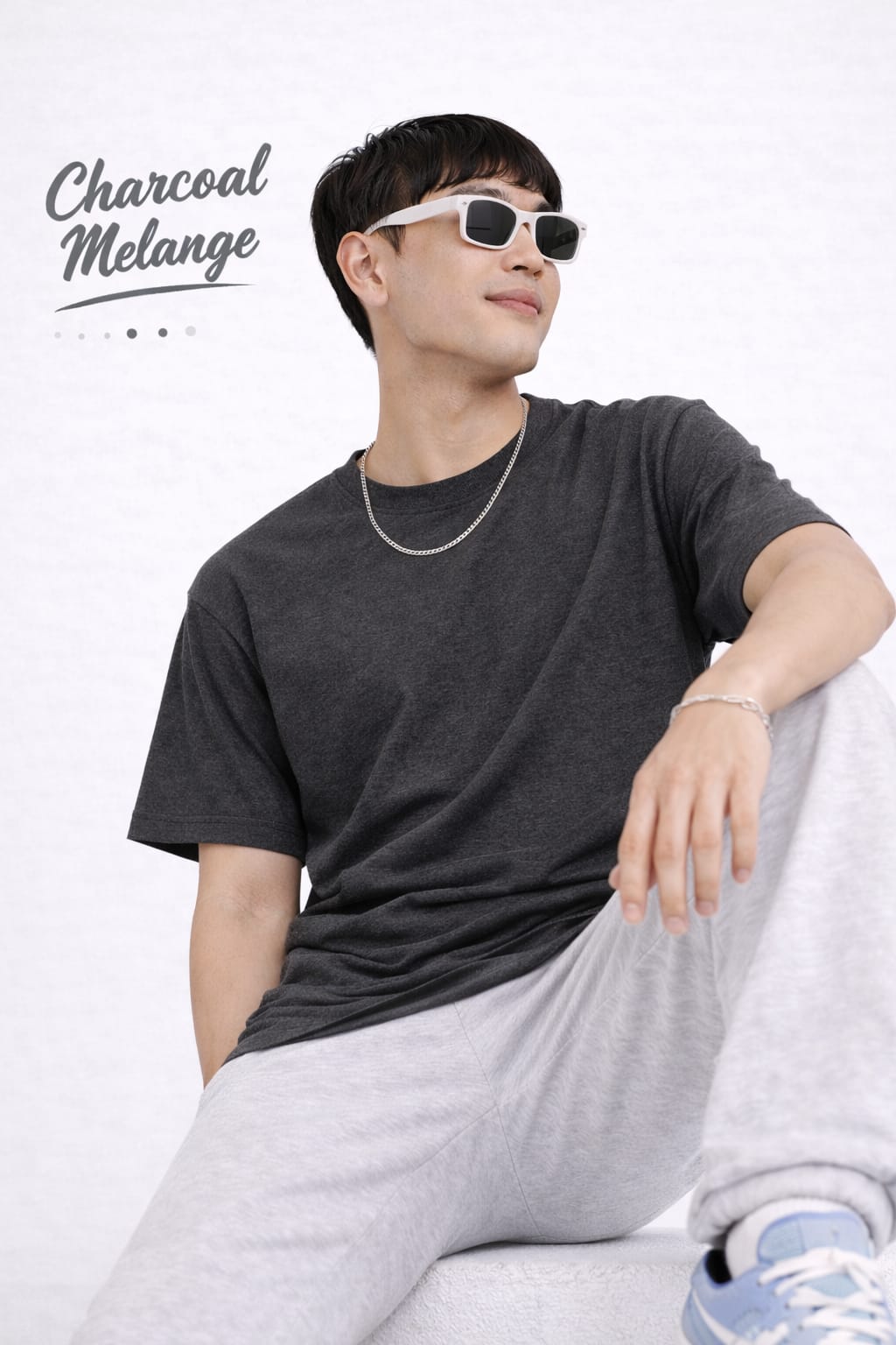 Charcoal melange T-Shirt