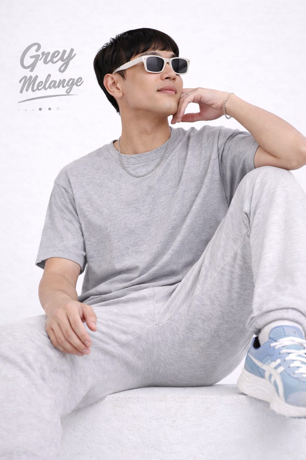 Grey melange T-Shirt