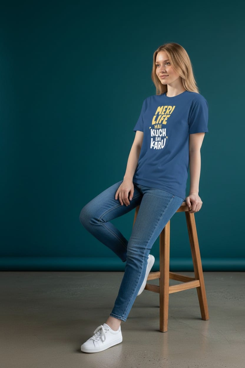 Meri life hai Crew T-Shirt